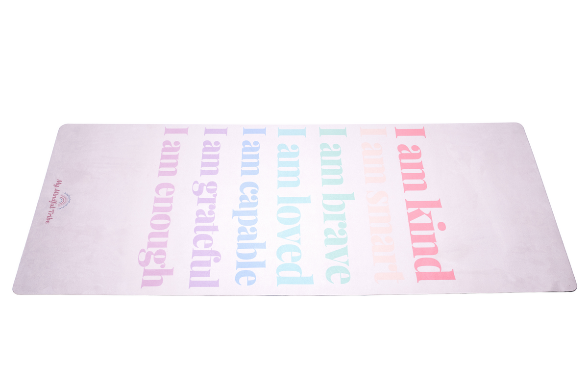 I AM Affirmation Yoga Mats for Kids